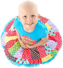 Young girl in a colorful dress