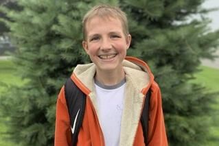 Honored Kid Brody smiling