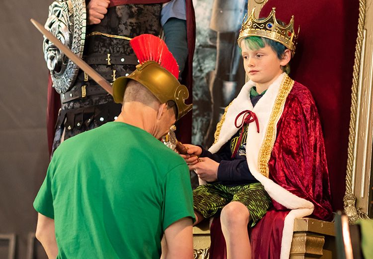 St Baldricks event knighting cereemony